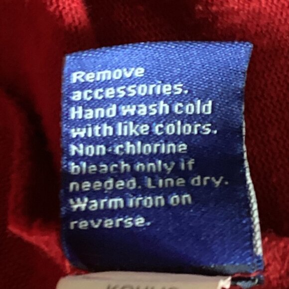 APT.9 Slub Knit V-Neck Tunic Top Side Hem Zippers/Slits Sz S Red 164B - Picture 10 of 10